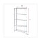 Alera 36 in. x 14 in. x 72 in. 5-Shelf Residential Wire Shelving - Silver